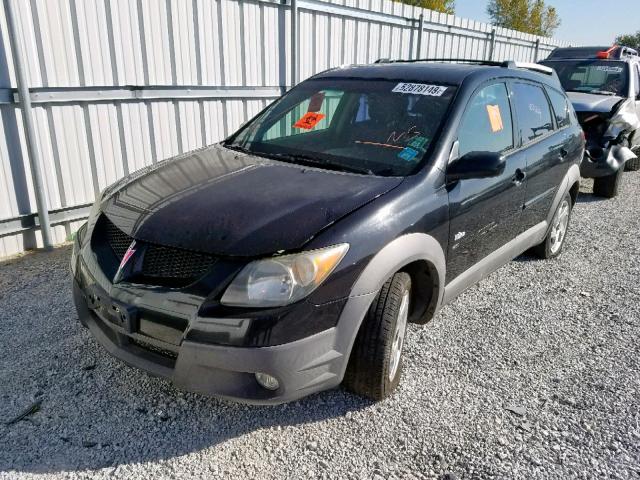 5Y2SL62823Z434684 - 2003 PONTIAC VIBE BLACK photo 2