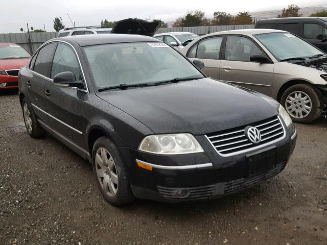 WVWAD63B25E059182 - 2005 VOLKSWAGEN PASSAT GLS BLACK photo 1