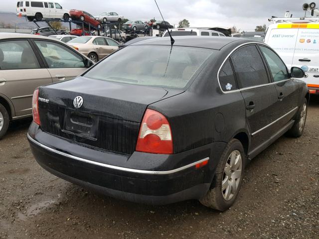 WVWAD63B25E059182 - 2005 VOLKSWAGEN PASSAT GLS BLACK photo 4