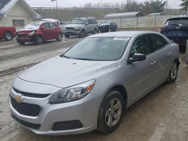1G11A5SL1FF261352 - 2015 CHEVROLET MALIBU LS 银色 照片 2