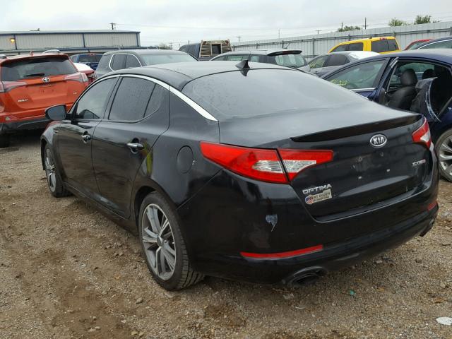 5XXGR4A66CG026362 - 2012 KIA OPTIMA SX BLACK photo 3