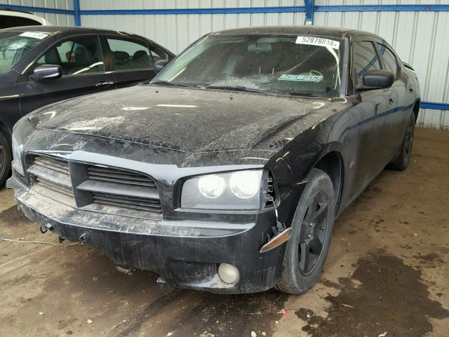 2B3KA33VX9H548113 - 2009 DODGE CHARGER SX BLACK photo 2