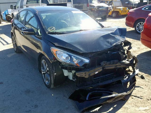 KNAFX4A82G5523466 - 2016 KIA FORTE EX BLACK photo 1