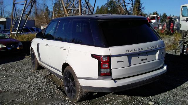 SALGV2TF5FA225246 - 2015 LAND ROVER RANGE ROVE WHITE photo 3