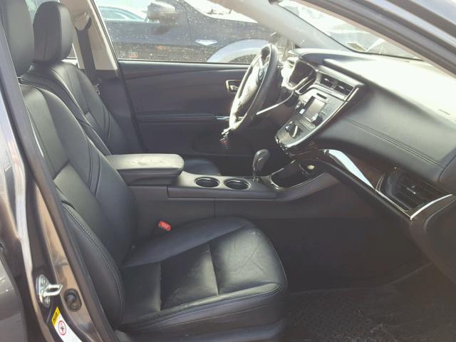 4T1BK1EB5DU076374 - 2013 TOYOTA AVALON BAS Графитовый фото 5