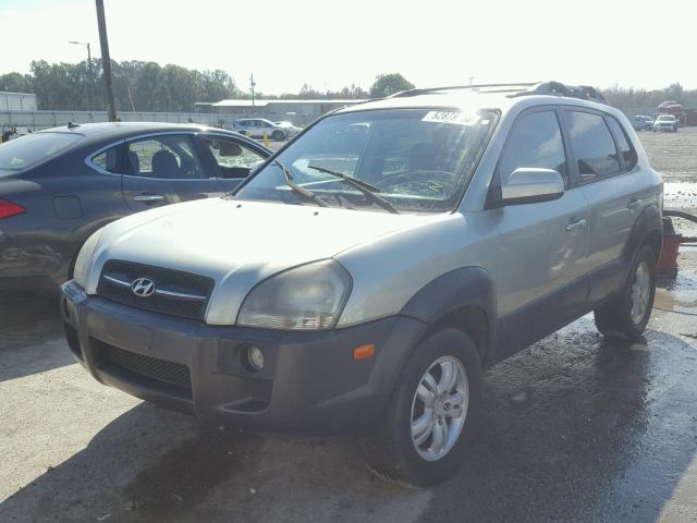 KM8JN12D47U540865 - 2007 HYUNDAI TUCSON SE GREEN photo 2