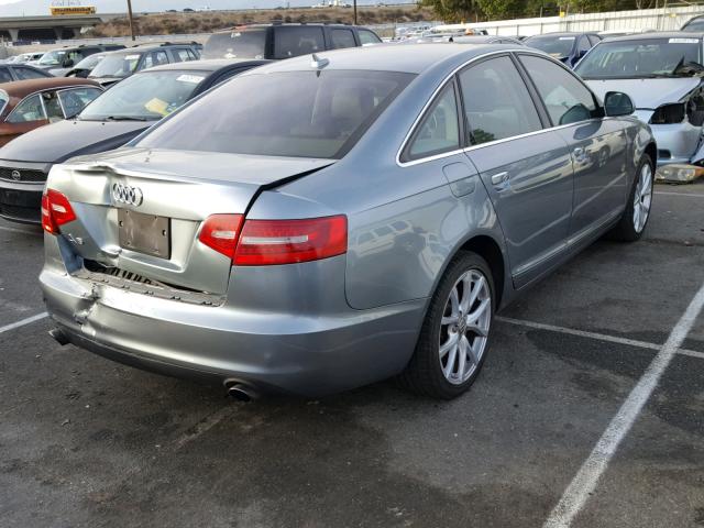 WAUCH74F99N033542 - 2009 AUDI A6 GREEN photo 4