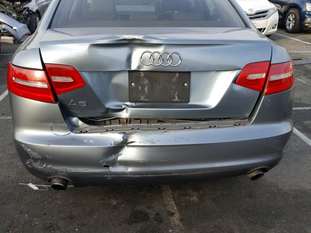 WAUCH74F99N033542 - 2009 AUDI A6 GREEN photo 9