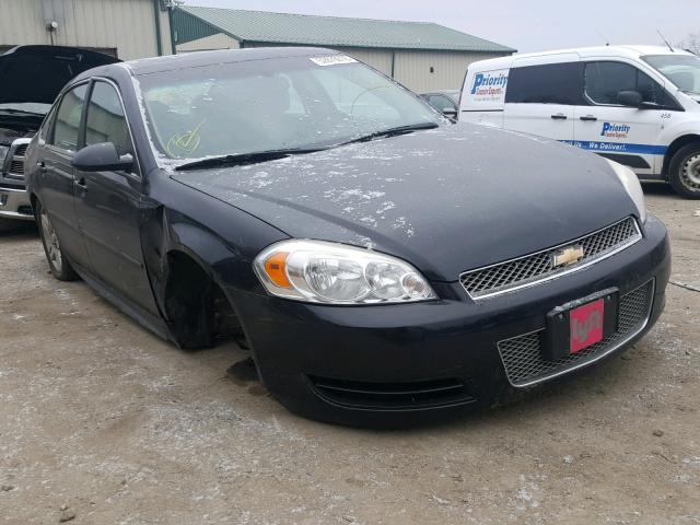 2G1WB5E32E1143573 - 2014 CHEVROLET IMPALA LIM BLACK photo 1