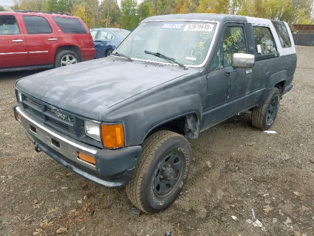 JT4RN62D1J0226903 - 1988 TOYOTA 4RUNNER RN BLACK photo 2