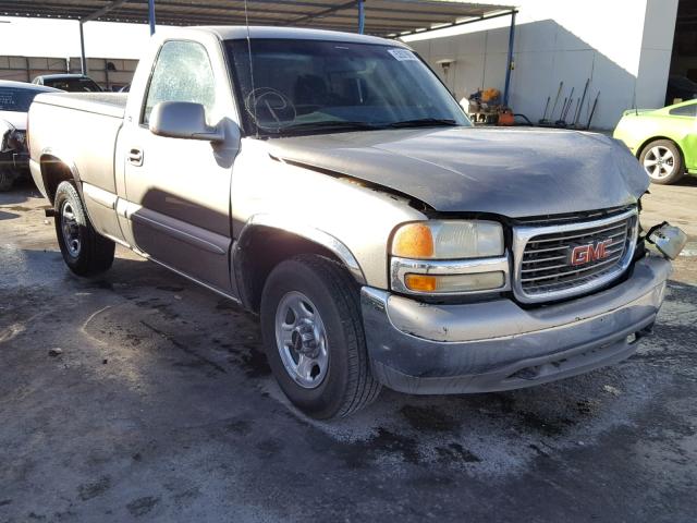 1GTEC14W62Z159640 - 2002 GMC NEW SIERRA GRAY photo 1