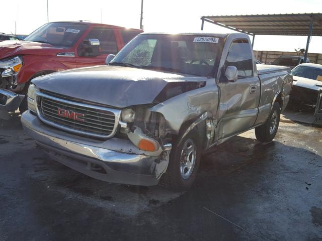 1GTEC14W62Z159640 - 2002 GMC NEW SIERRA GRAY photo 2