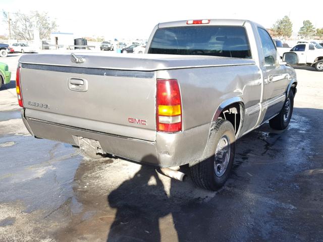 1GTEC14W62Z159640 - 2002 GMC NEW SIERRA GRAY photo 4