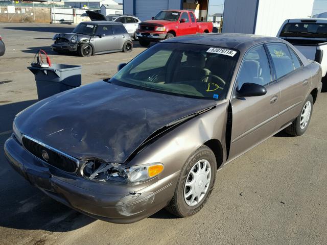 2G4WS52J741288001 - 2004 BUICK CENTURY CU BROWN photo 2