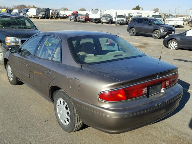 2G4WS52J741288001 - 2004 BUICK CENTURY CU BROWN photo 3