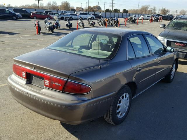 2G4WS52J741288001 - 2004 BUICK CENTURY CU BROWN photo 4