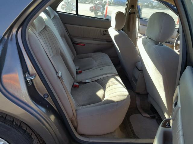 2G4WS52J741288001 - 2004 BUICK CENTURY CU BROWN photo 6