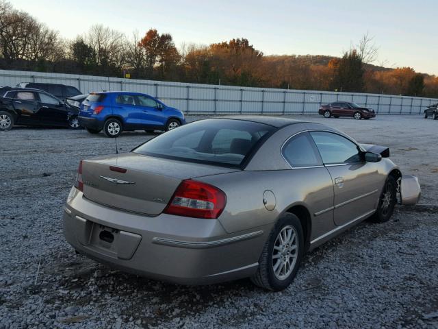 4C3AG42G13E060560 - 2003 CHRYSLER SEBRING LX GOLD photo 4