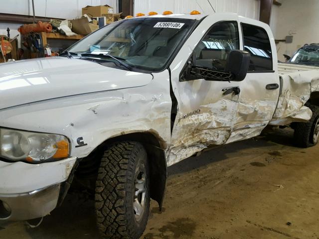 3D7LU38C43G795948 - 2003 DODGE RAM 3500 S WHITE photo 9