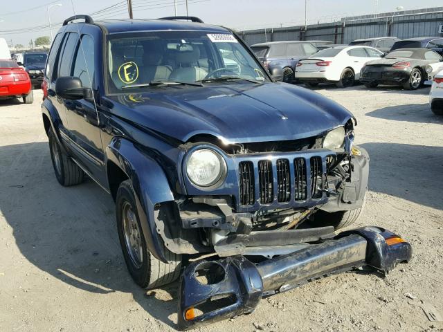 1J4GK58K64W326149 - 2004 JEEP LIBERTY LI BLUE photo 1