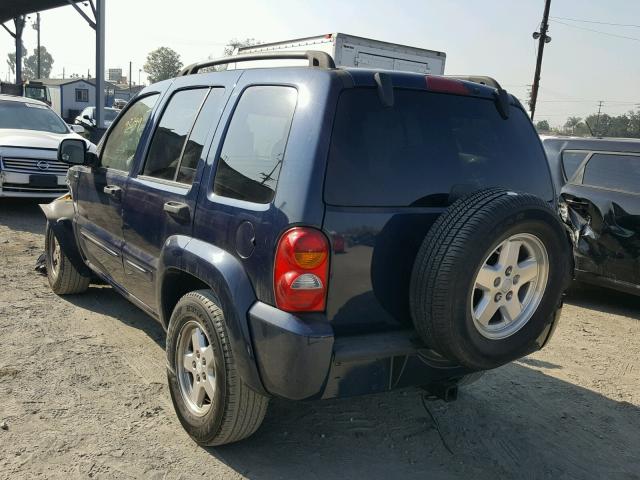 1J4GK58K64W326149 - 2004 JEEP LIBERTY LI BLUE photo 3