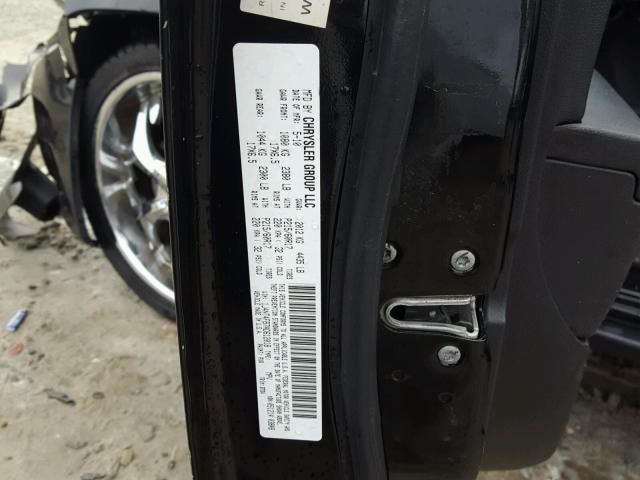 1J4NT4FB7AD612018 - 2010 JEEP COMPASS SP შავი ფოტო 10