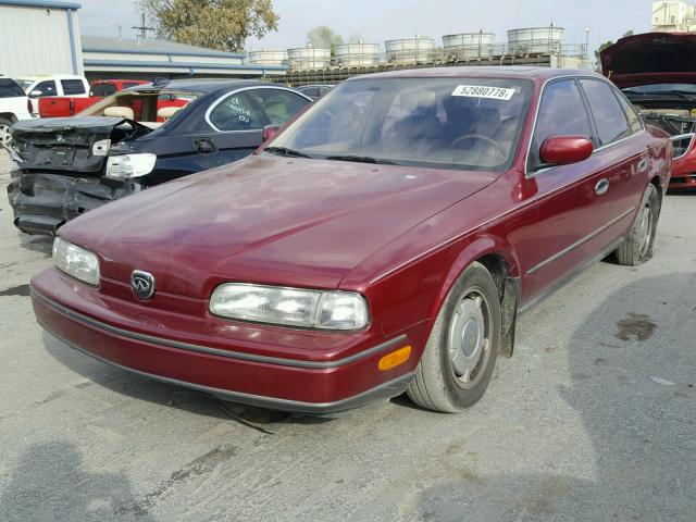 JNKNG01C1PM220985 - 1993 INFINITI Q45 RED photo 2