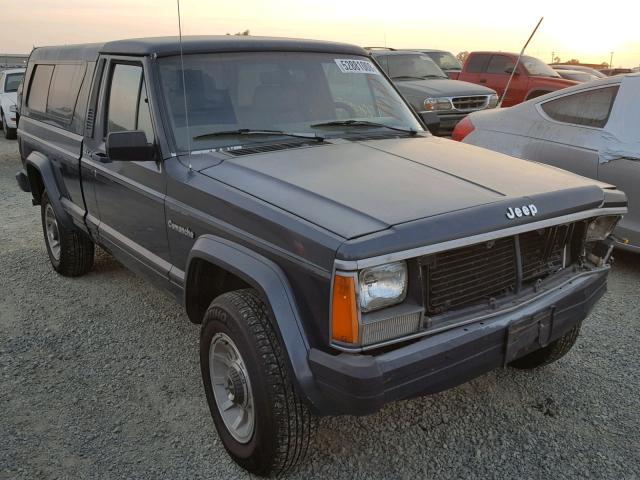 1J7FJ36L3LL133894 - 1990 JEEP COMANCHE P GRAY photo 1