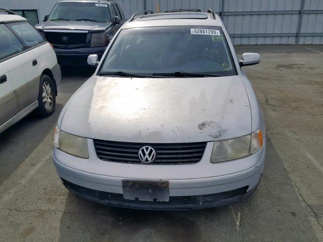 WVWNA63B3XE061469 - 1999 VOLKSWAGEN PASSAT GLS GRAY photo 9