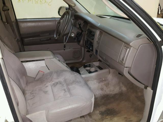 1D4HR38NX3F614729 - 2003 DODGE DURANGO SP WHITE photo 5