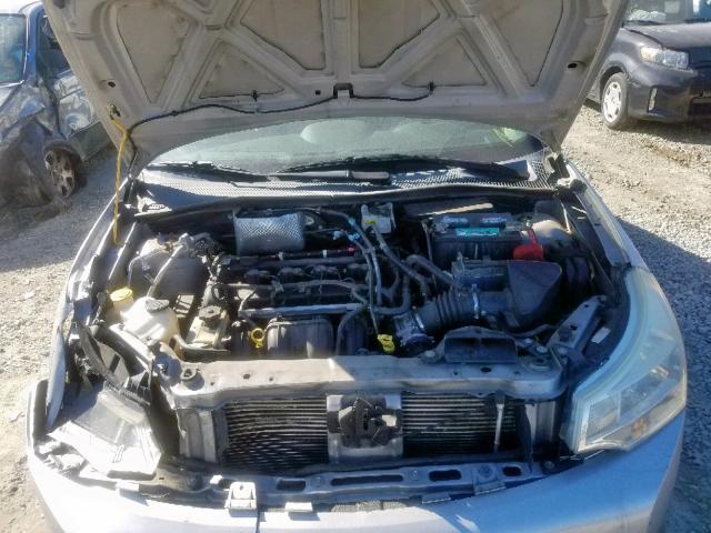 1FAHP36N49W163284 - 2009 FORD FOCUS SES SILVER photo 7