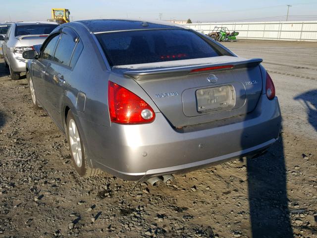 1N4BA41EX8C811165 - 2008 NISSAN MAXIMA SE CHARCOAL photo 3