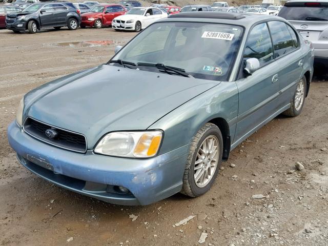 4S3BE625947208056 - 2004 SUBARU LEGACY L S GRAY photo 2