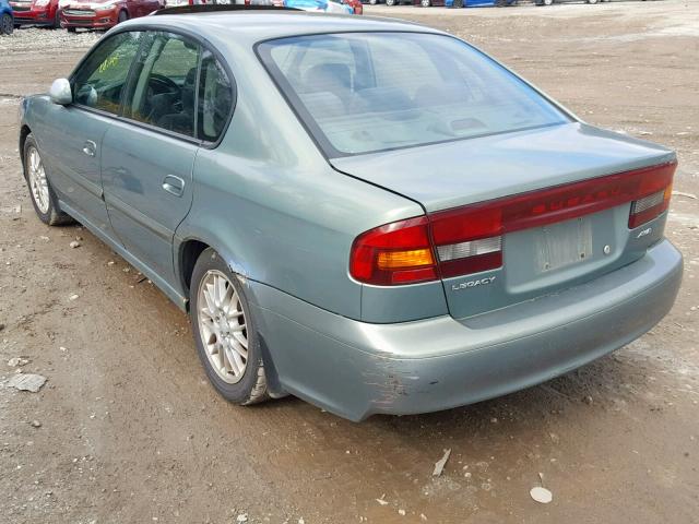 4S3BE625947208056 - 2004 SUBARU LEGACY L S GRAY photo 3