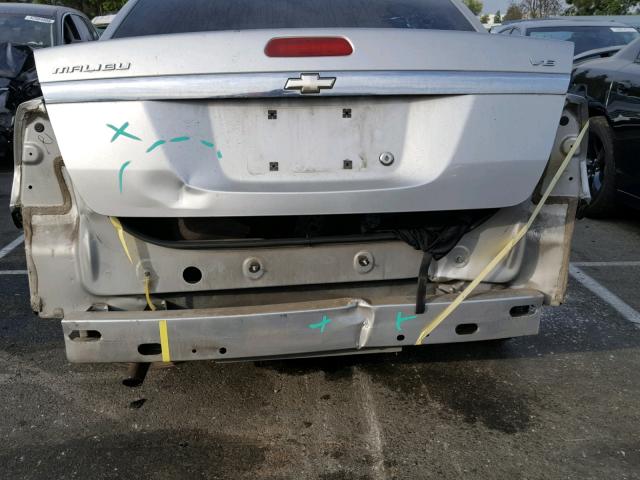 1G1ZS58NX8F106116 - 2008 CHEVROLET MALIBU LS 银色 照片 9
