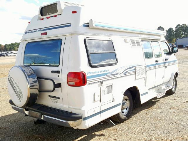 2B6LB31Z2XK531381 - 1999 DODGE RAM VAN B3 WHITE photo 4