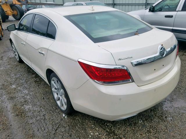 1G4GE5ED9BF232388 - 2011 BUICK LACROSSE C WHITE photo 3