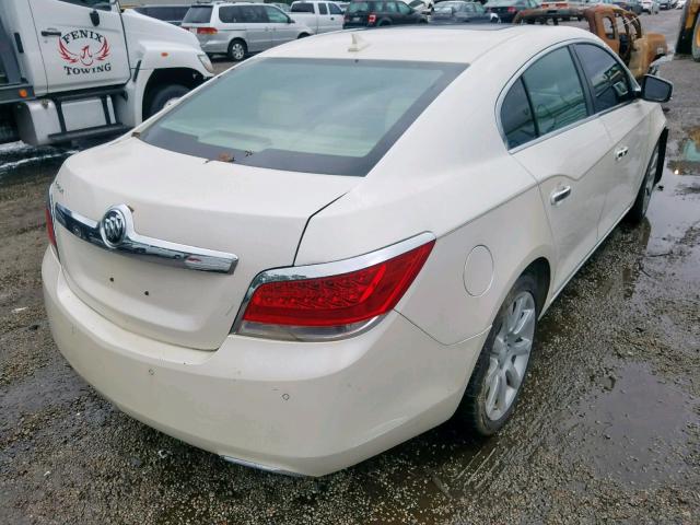 1G4GE5ED9BF232388 - 2011 BUICK LACROSSE C WHITE photo 4