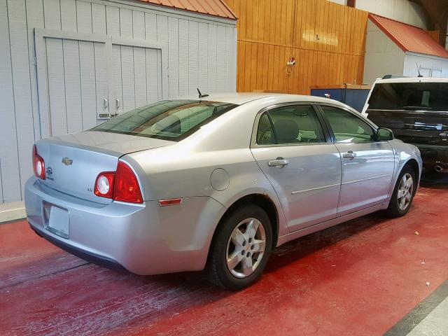 1G1ZG57B88F199064 - 2008 CHEVROLET MALIBU LS SILVER photo 4