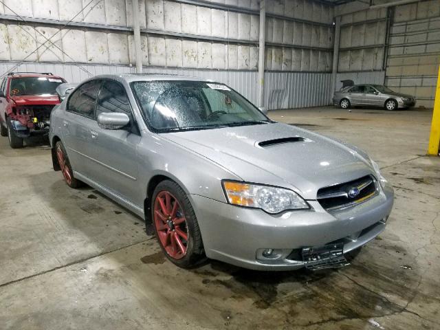 4S3BL676X66206896 - 2006 SUBARU LEGACY GT GRAY photo 1