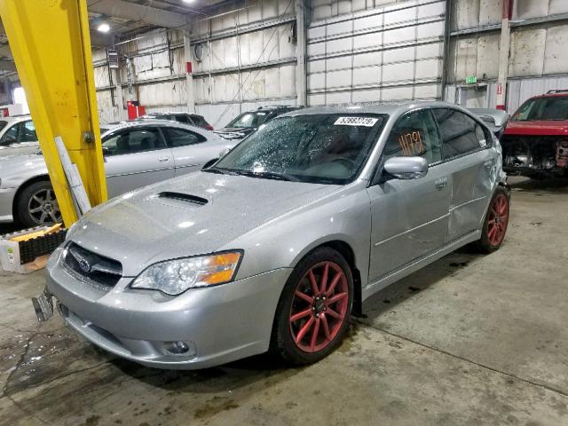 4S3BL676X66206896 - 2006 SUBARU LEGACY GT GRAY photo 2