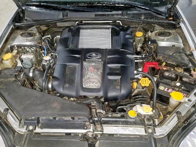 4S3BL676X66206896 - 2006 SUBARU LEGACY GT GRAY photo 7