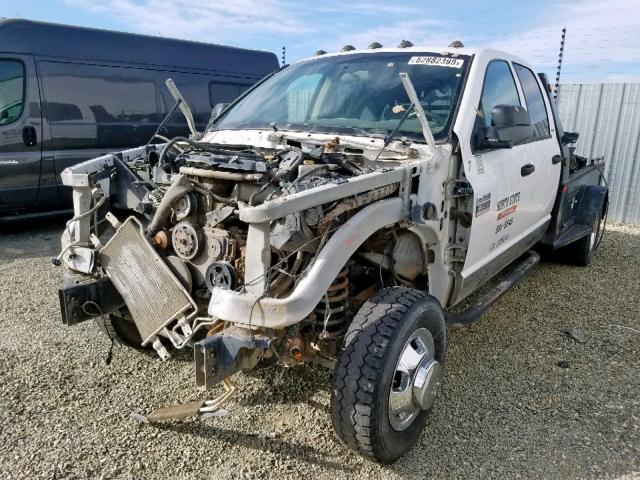 3D6WH48A27G806297 - 2007 DODGE RAM 3500 S WHITE photo 2