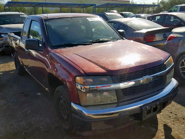 1GCCS199078255628 - 2007 CHEVROLET COLORADO RED photo 1