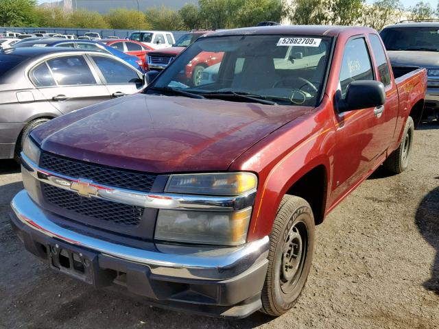 1GCCS199078255628 - 2007 CHEVROLET COLORADO RED photo 2