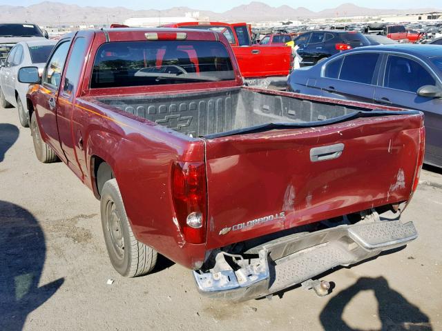 1GCCS199078255628 - 2007 CHEVROLET COLORADO RED photo 3