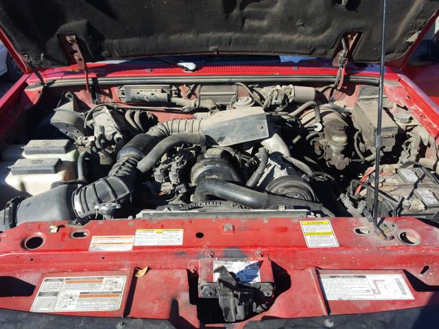 4F4CR12A4TTM36391 - 1996 MAZDA B2300 RED photo 7