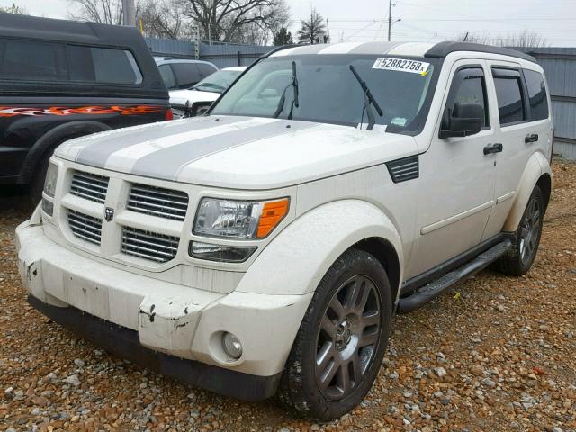 1D4PU4GK2AW157564 - 2010 DODGE NITRO HEAT WHITE photo 2