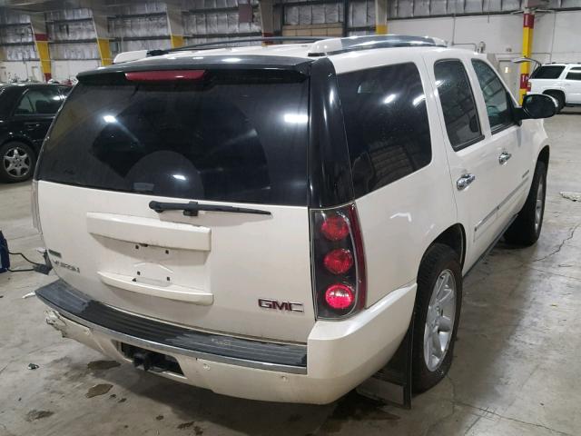 1GKUKEEFXAR165433 - 2010 GMC YUKON DENA WHITE photo 4