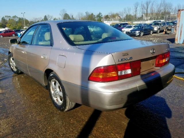 JT8BF28G9X5051917 - 1999 LEXUS ES 300 BEIGE photo 3